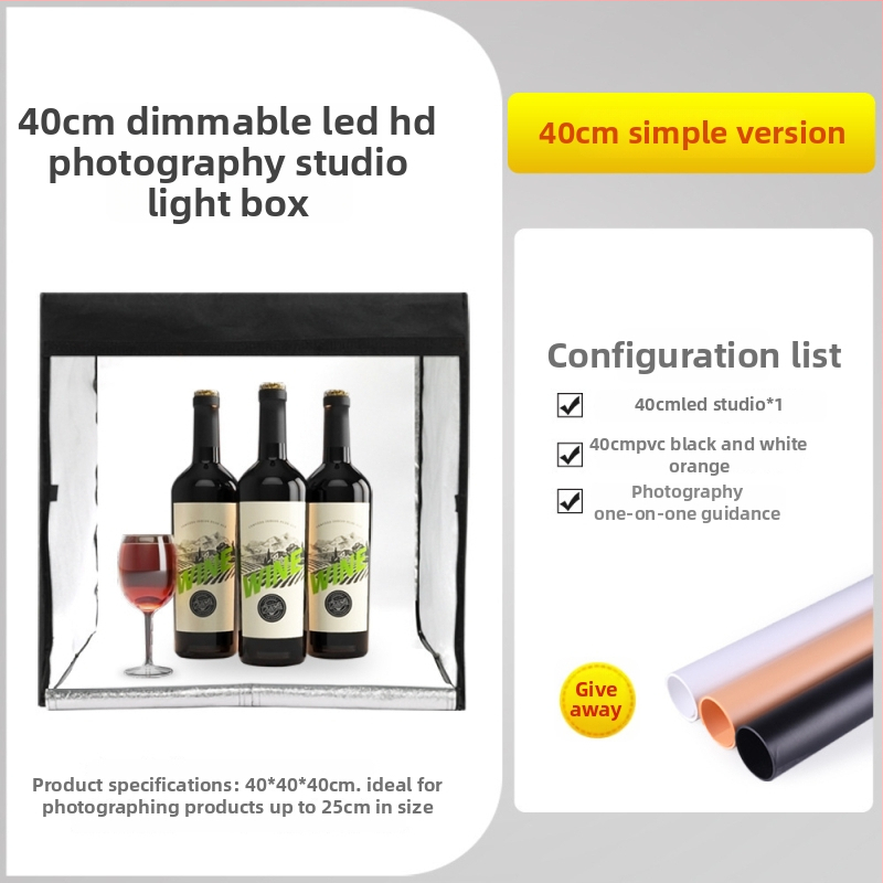 Huishot Mini Studijski Softbox Set s Lychee Uzorkom Reflektirajuća Tkanina, Najlon, Oxford, Vodootporna Tkanina i PVC Pozadina