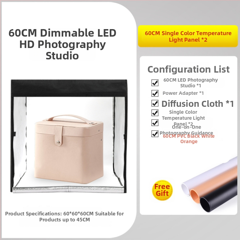 Huishot Mini Studijski Softbox Set s Lychee Uzorkom Reflektirajuća Tkanina, Najlon, Oxford, Vodootporna Tkanina i PVC Pozadina
