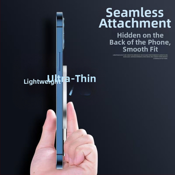 Безжично магнитно зарядно, Qi-съвместимо, магнитно захващане, изход 1W, преносимо зарядно за телефон