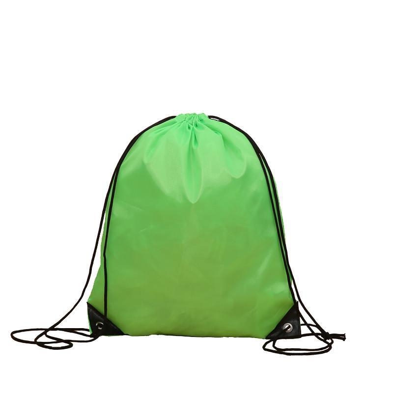 Sportski ruksak sa vezicama, mali ruksak za trening s otiskom logotipa, vodootporan