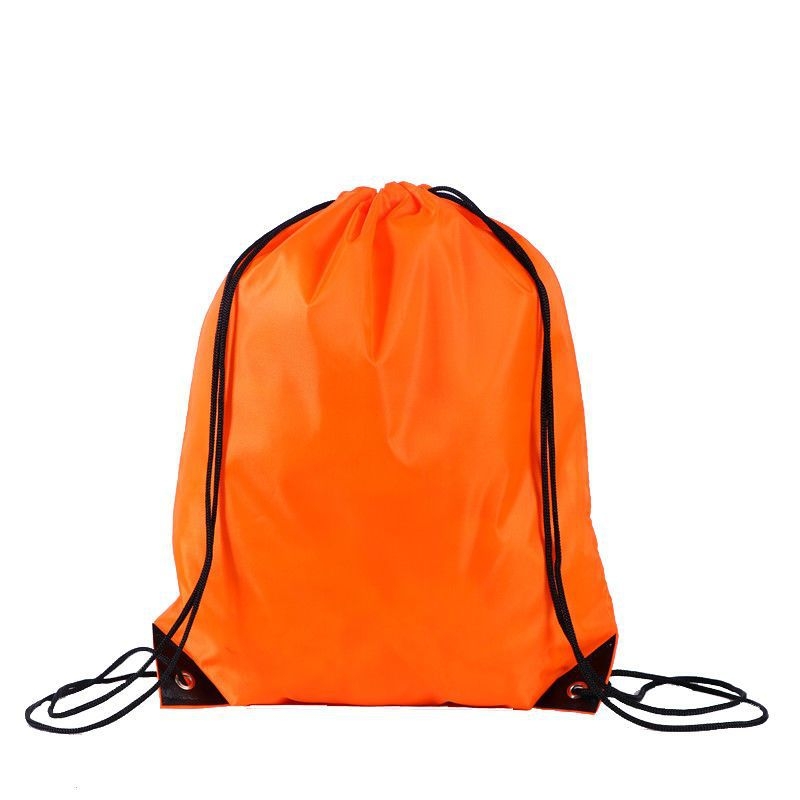 Sportski ruksak sa vezicama, mali ruksak za trening s otiskom logotipa, vodootporan