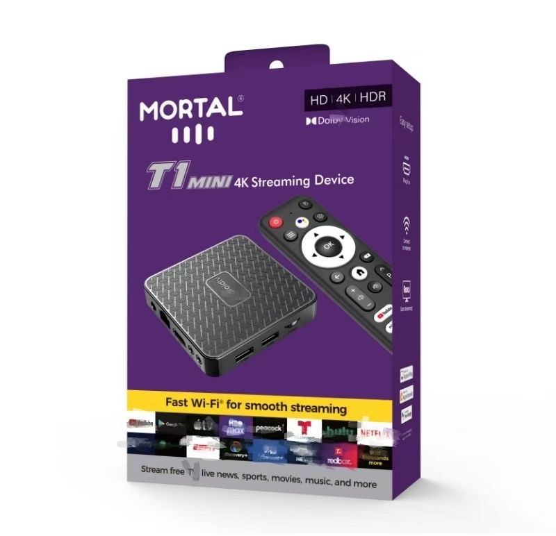 Roku Android TV kastīte ar 4K izšķirtspēju, 2GB RAM, procesors H31X/905/321X, HDMI