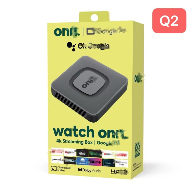 Roku Android TV kastīte ar 4K izšķirtspēju, 2GB RAM, procesors H31X/905/321X, HDMI