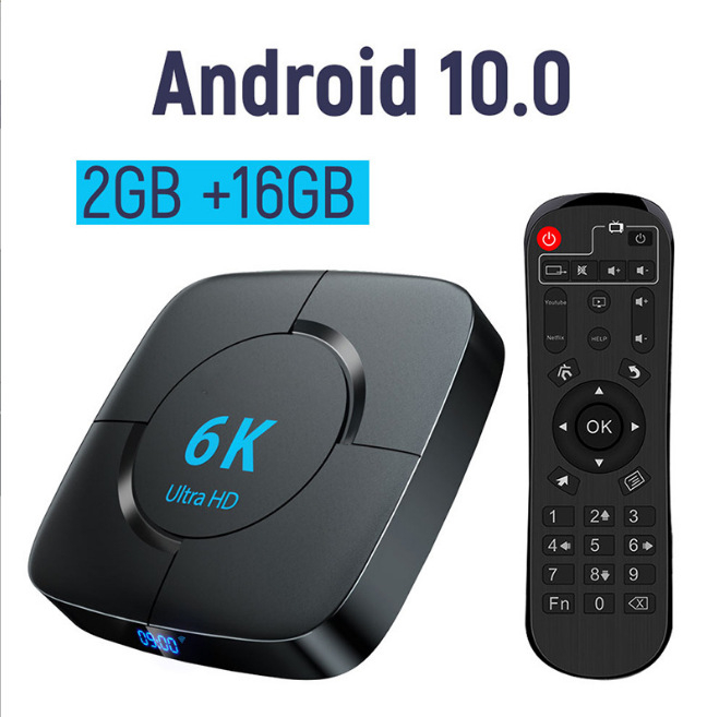 Android 14 TV Box, H616 procesors, 6K izvade, 4GB RAM, 64GB atmiņa