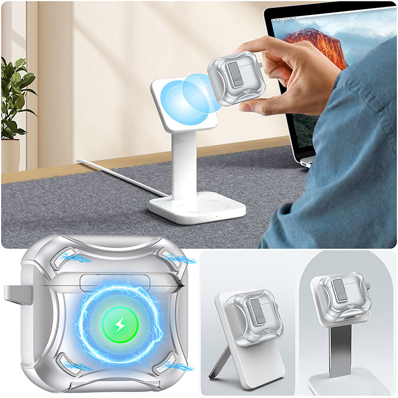 Pro3 magnetski držač uz zaštitnu futrolu za AirPods 4 i AirPods Pro 2
