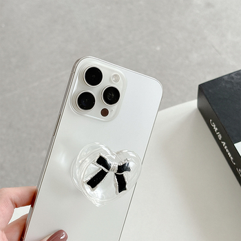 Držač za telefon s ljepilnim prstenom — 3D srce, leptir i cvijet dizajn, univerzalni plast