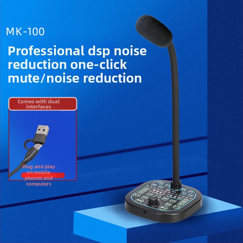 Card de sunet USB cu modificare de voce pentru streaming live pe mobil și PC — Model i9, baterie încorporată 500–800mAh, Bluetooth 4.0, 100Hz–20kHz, SNR ≥60dB