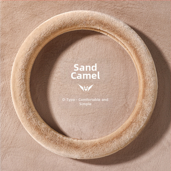 Κάλυμμα τιμονιού από τεχνητή γούνα, universal για τον χειμώνα, απλό στυλ, Cool Car Jun, συμβατό με τα περισσότερα αυτοκίνητα, εγκατάσταση: γενική