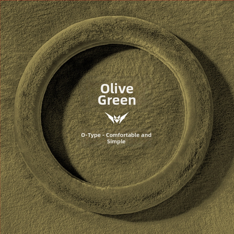 Κάλυμμα τιμονιού από τεχνητή γούνα, universal για τον χειμώνα, απλό στυλ, Cool Car Jun, συμβατό με τα περισσότερα αυτοκίνητα, εγκατάσταση: γενική