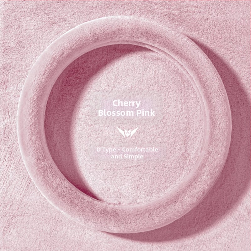 Κάλυμμα τιμονιού από τεχνητή γούνα, universal για τον χειμώνα, απλό στυλ, Cool Car Jun, συμβατό με τα περισσότερα αυτοκίνητα, εγκατάσταση: γενική