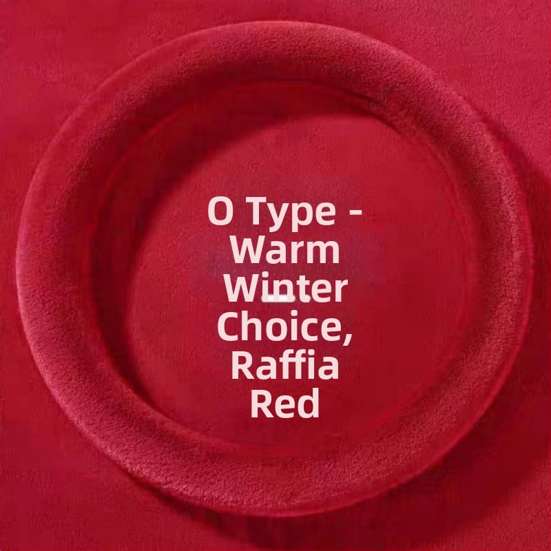 Κάλυμμα τιμονιού από τεχνητή γούνα, universal για τον χειμώνα, απλό στυλ, Cool Car Jun, συμβατό με τα περισσότερα αυτοκίνητα, εγκατάσταση: γενική