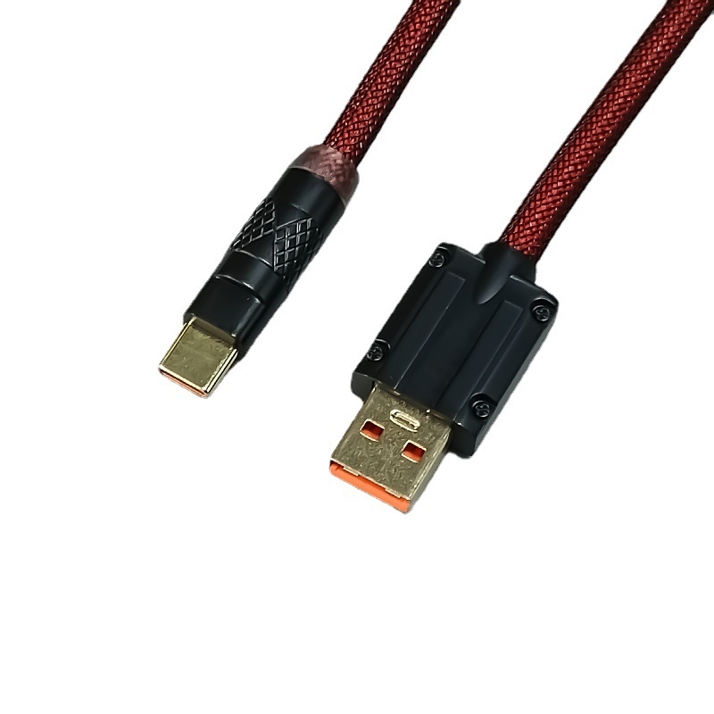 8K magnetski kabel za mehaničku tipkovnicu s avionskim konektorom, prilagođeni USB gaming kabel