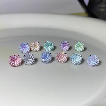 Cercei geometrici din oțel titan cu zirconiu, inspirați de osul urechii, design original