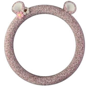 Acoperire volan din pluș - stil original, utilizare iarnă, potrivire universală, material: pluș sintetic