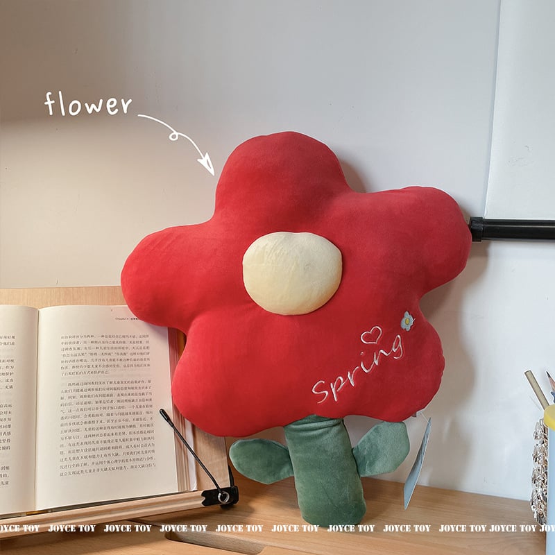 Tulp lilleplüüsnukk - kristalliselt pehme plüüs, taimne stiil, täidis PP puuvill, bränd Cute Pine, litsentsitud privaatne bränd, vanus 7–14 aastat