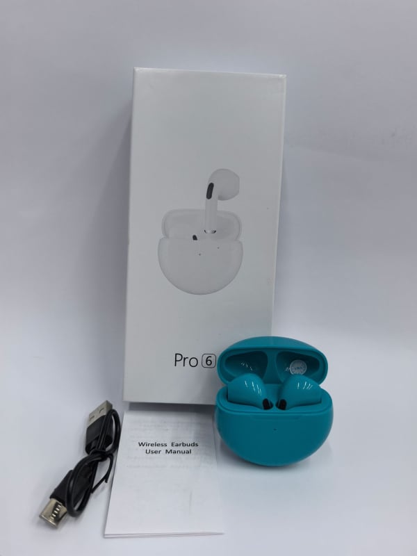 Pro6 Vezeték nélküli Bluetooth fülhallgató – illeszkedő, sztereó, lélegző fény, Bluetooth 5.0, 5 m hatótávolság, üzemidő akár 4 óra