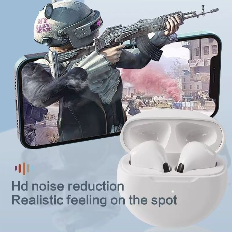 Pro6 Vezeték nélküli Bluetooth fülhallgató – illeszkedő, sztereó, lélegző fény, Bluetooth 5.0, 5 m hatótávolság, üzemidő akár 4 óra