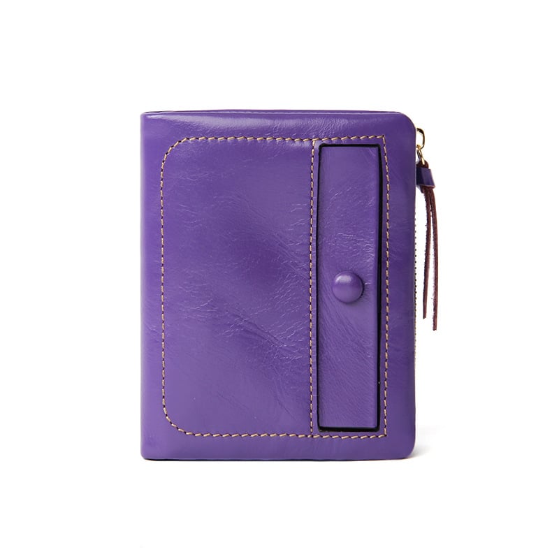 Igazi bőrből készült rövid pénztárca, első réteg marhabőrből, függőleges kártyatartó és érmés zseb