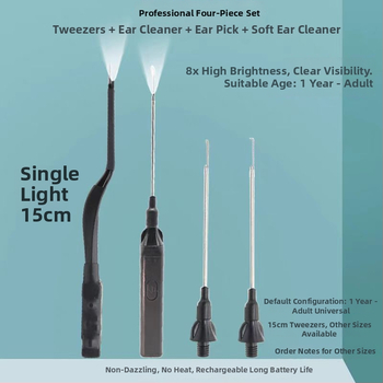 Gaismas auss tīrīšanas instruments — profesionāls instruments, zīmols Excellent Doctor