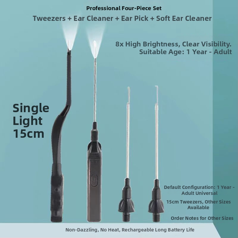 Gaismas auss tīrīšanas instruments — profesionāls instruments, zīmols Excellent Doctor