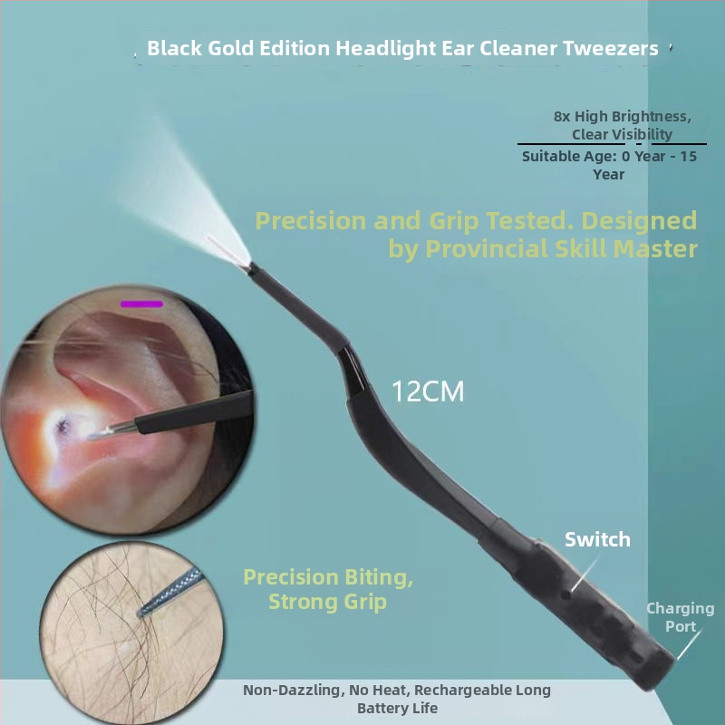 Gaismas auss tīrīšanas instruments — profesionāls instruments, zīmols Excellent Doctor