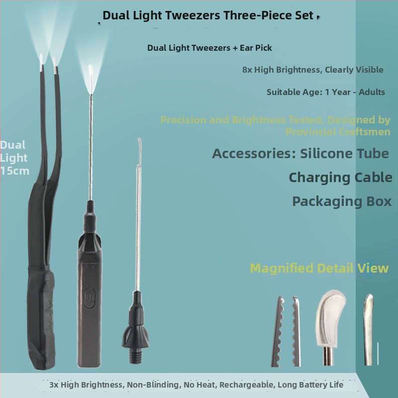 Gaismas auss tīrīšanas instruments — profesionāls instruments, zīmols Excellent Doctor