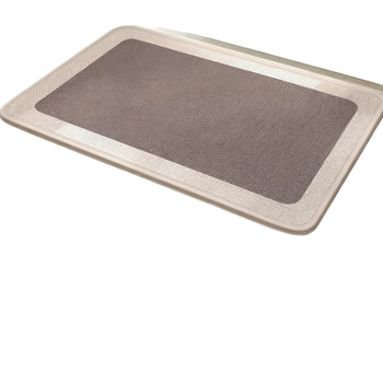 Japonijos stiliaus lino vonios kilimėlis, geometrinis raštas, kvadrato formos, skalbiamas, pritaikomas