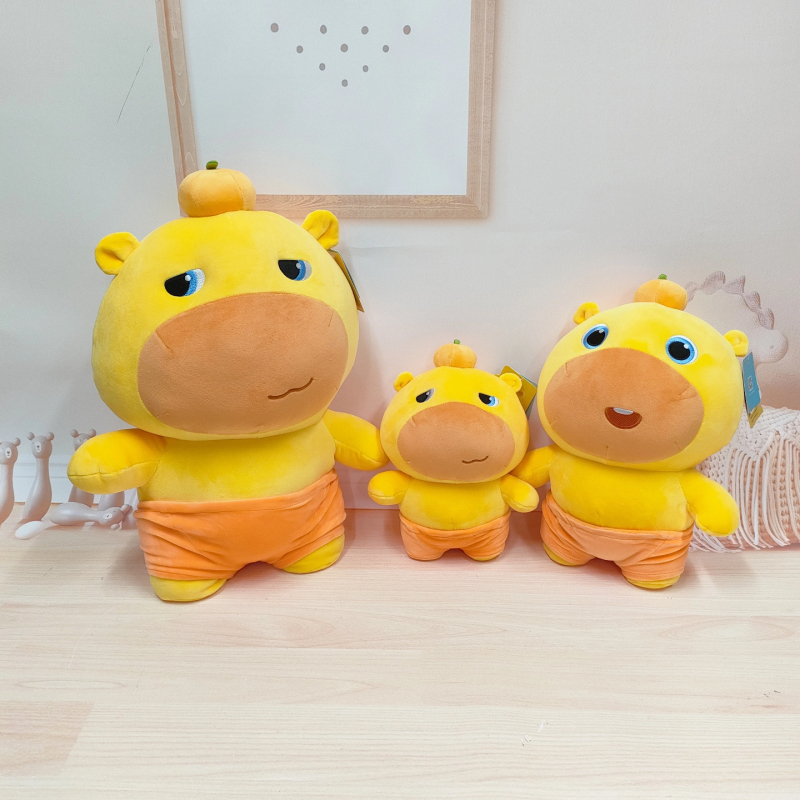 Autentikus Capybara Lulu plüssjáték – kényelem és társaság, ajándék gyerekeknek