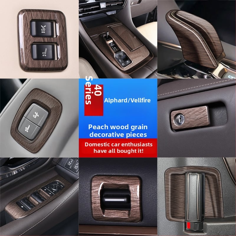 ABS obloženi unutarnji paneli set za Alphard/Vellfire 40-seriju, ALF001, prilagodljiv