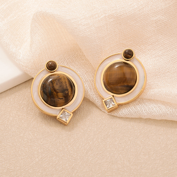 Обеци Kovonchy – листовидна форма, метал; ушни игли от 925 сребро; електропокритие (Ключови характеристики: Kovonchy; форма на листа; ушни игли от 925 сребро; електропокритие)