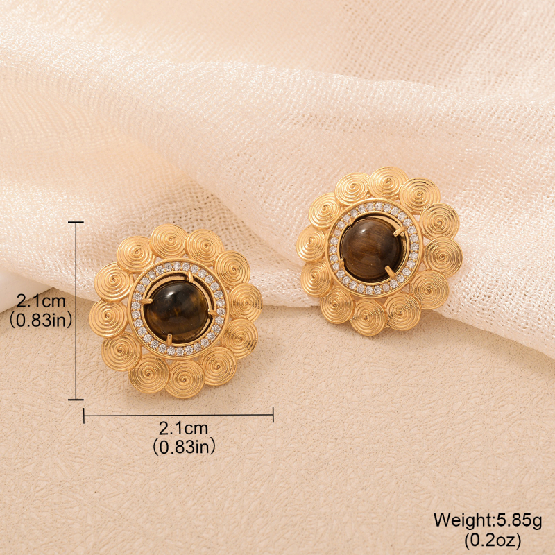 Обеци Kovonchy – листовидна форма, метал; ушни игли от 925 сребро; електропокритие (Ключови характеристики: Kovonchy; форма на листа; ушни игли от 925 сребро; електропокритие)