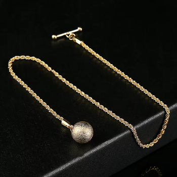 Geomeetriline vasest krae aksessuaar kristalliga, vintage unisex