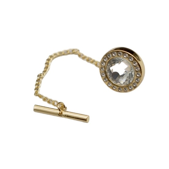 Geomeetriline vasest krae aksessuaar kristalliga, vintage unisex