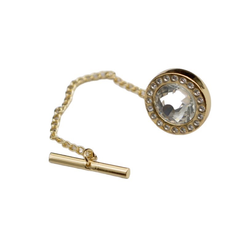 Geomeetriline vasest krae aksessuaar kristalliga, vintage unisex