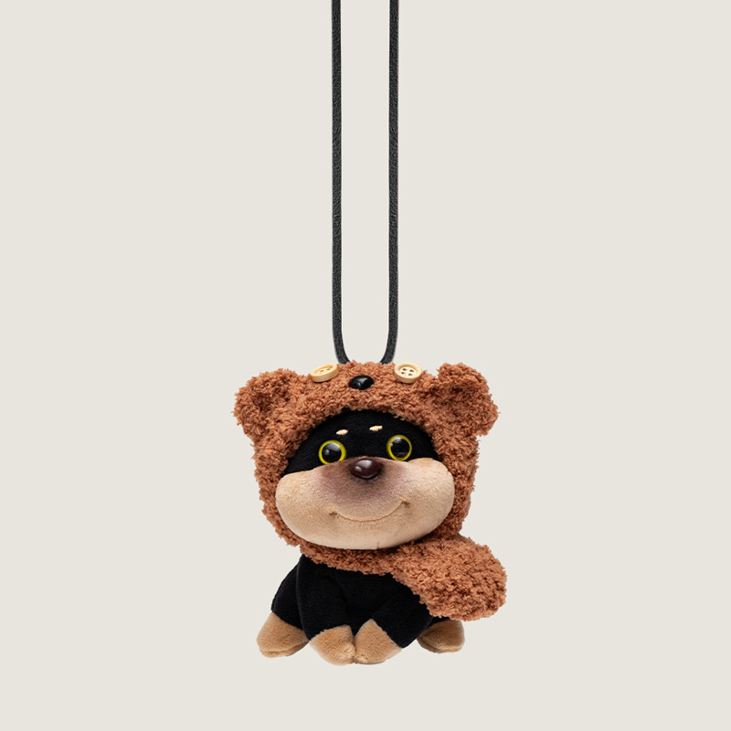 Autó dísz Cat Fairy — plüss figura, rajzfilmszerű stílus, belső dekoráció