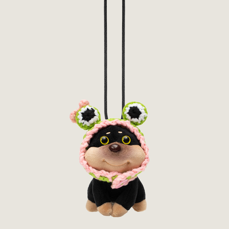 Autó dísz Cat Fairy — plüss figura, rajzfilmszerű stílus, belső dekoráció