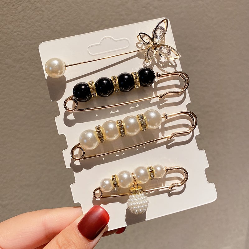 Брошка | Материал: Pearl-proof; Стил: Natural, за жени; Дизайн: Wave; Марка: Xin Miao You