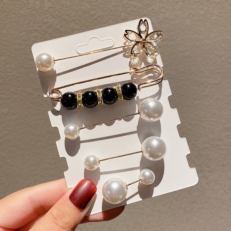 Брошка | Материал: Pearl-proof; Стил: Natural, за жени; Дизайн: Wave; Марка: Xin Miao You