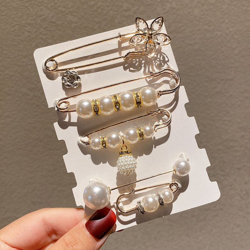 Брошка | Материал: Pearl-proof; Стил: Natural, за жени; Дизайн: Wave; Марка: Xin Miao You