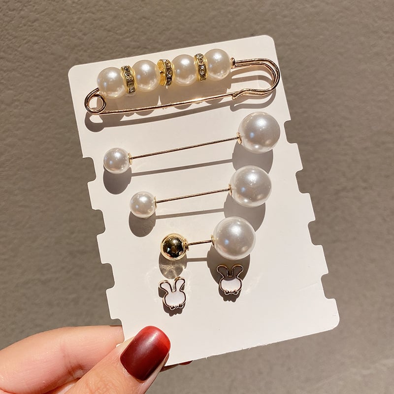 Брошка | Материал: Pearl-proof; Стил: Natural, за жени; Дизайн: Wave; Марка: Xin Miao You