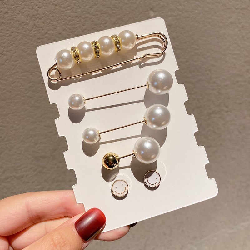 Брошка | Материал: Pearl-proof; Стил: Natural, за жени; Дизайн: Wave; Марка: Xin Miao You