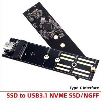 M.2 NVMe väline korpus USB 3.1 Type-C ja PCIe NGFF adapter, NVMe/NGFF-ühilduv, kuni 8TB, andmeedastus kiirus kuni 20Gbps