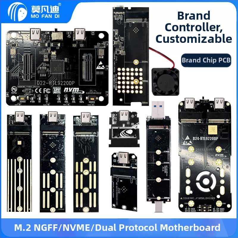 M.2 NVMe väline korpus USB 3.1 Type-C ja PCIe NGFF adapter, NVMe/NGFF-ühilduv, kuni 8TB, andmeedastus kiirus kuni 20Gbps