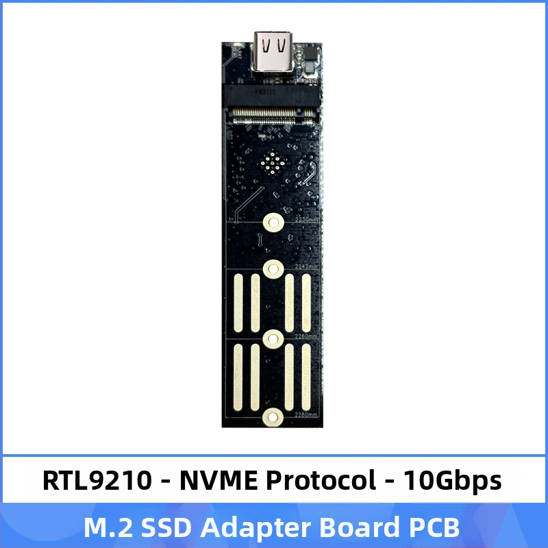 M.2 NVMe väline korpus USB 3.1 Type-C ja PCIe NGFF adapter, NVMe/NGFF-ühilduv, kuni 8TB, andmeedastus kiirus kuni 20Gbps