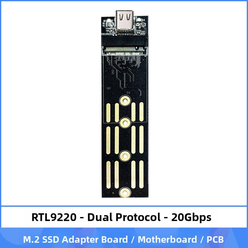M.2 NVMe väline korpus USB 3.1 Type-C ja PCIe NGFF adapter, NVMe/NGFF-ühilduv, kuni 8TB, andmeedastus kiirus kuni 20Gbps
