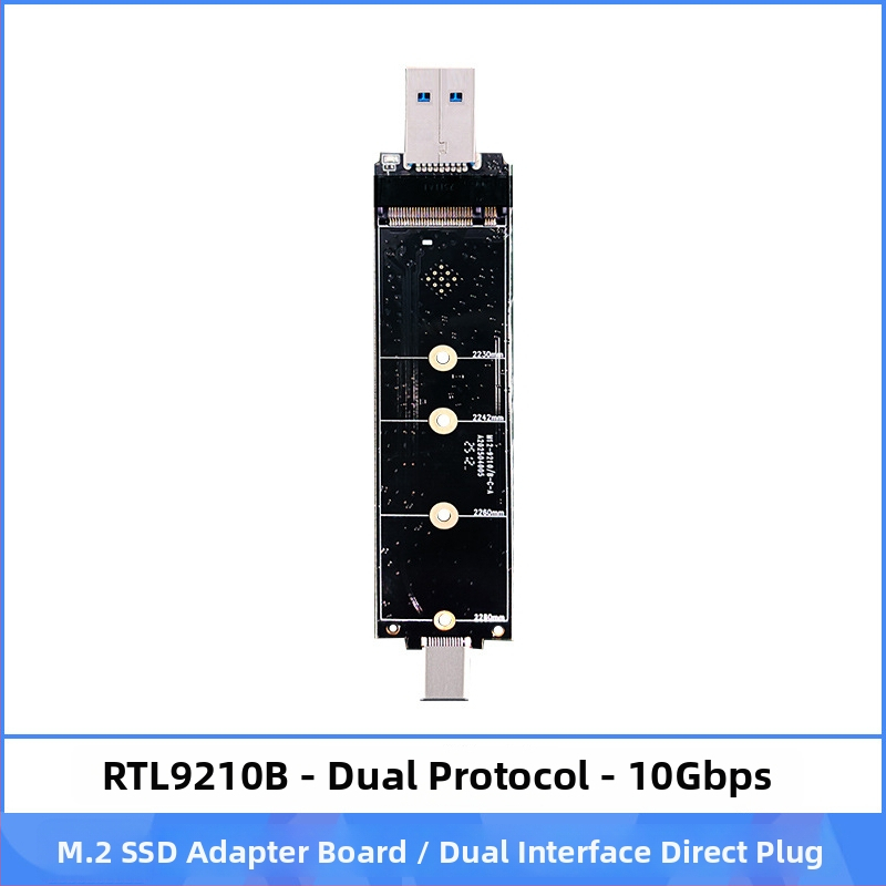 M.2 NVMe väline korpus USB 3.1 Type-C ja PCIe NGFF adapter, NVMe/NGFF-ühilduv, kuni 8TB, andmeedastus kiirus kuni 20Gbps