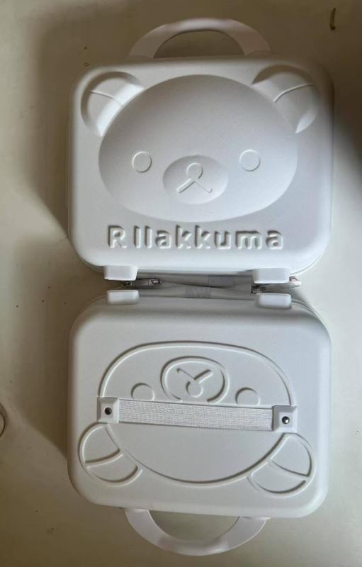 Θήκη μακιγιάρ με μοτίβο αρκούδας, Υλικό PP, Φερμουάρ, Ρόδες που περιστρέφονται, Επέκταση στρώματος, Βάρος 0,78 kg