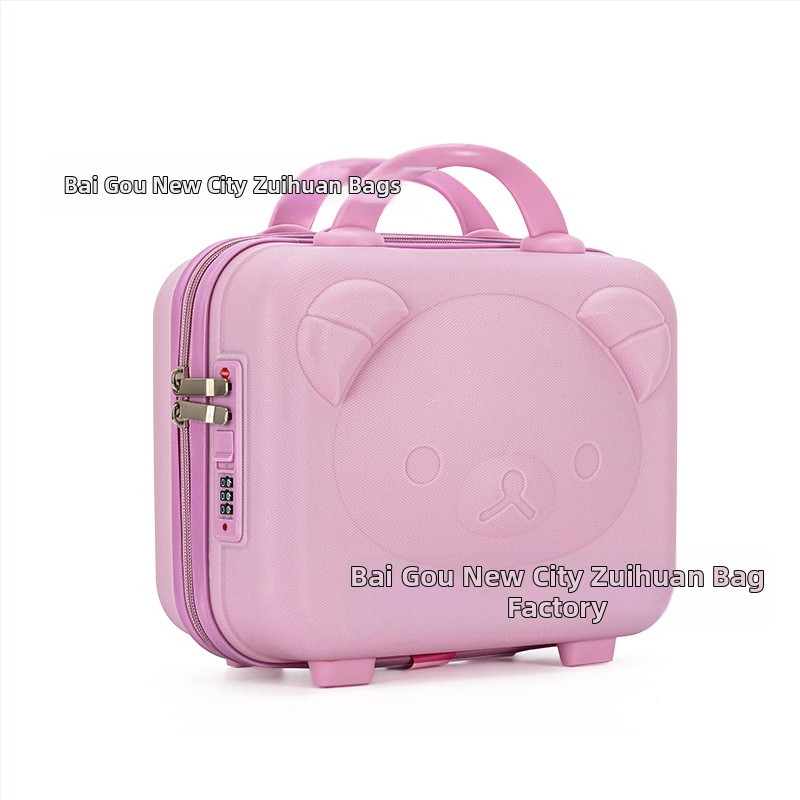 Meigikott karu motiiviga, PP materjal, tõmblukk, universaalsed rattad, laienemis kiht, kaal 0,78 kg