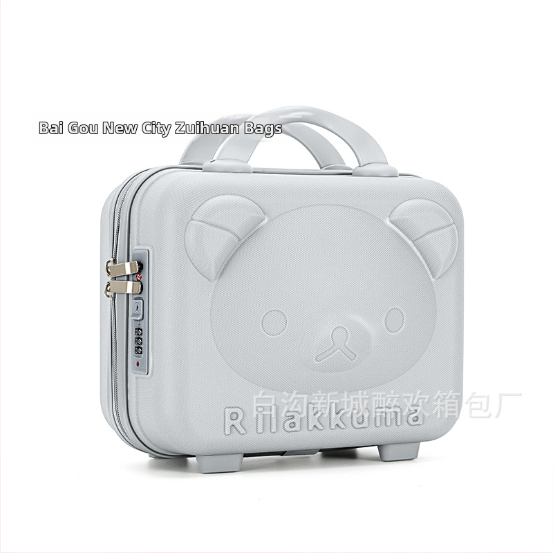 Meigikott karu motiiviga, PP materjal, tõmblukk, universaalsed rattad, laienemis kiht, kaal 0,78 kg