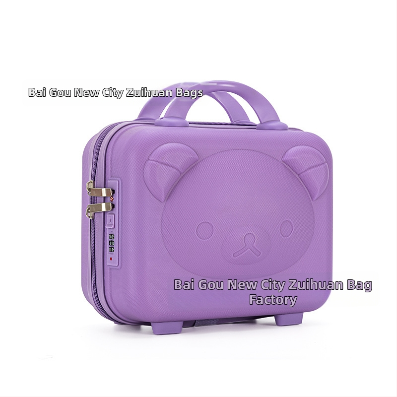 Meigikott karu motiiviga, PP materjal, tõmblukk, universaalsed rattad, laienemis kiht, kaal 0,78 kg